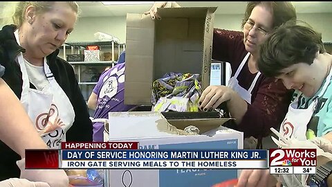 TARC volunteers at soup kitchen on MLK Day of Service