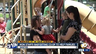 San Diego mom starts babysitting co-op to help families
