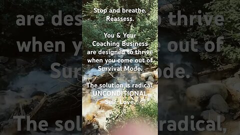 How To Bring Your #Coachingbusiness Out of Survival Mode