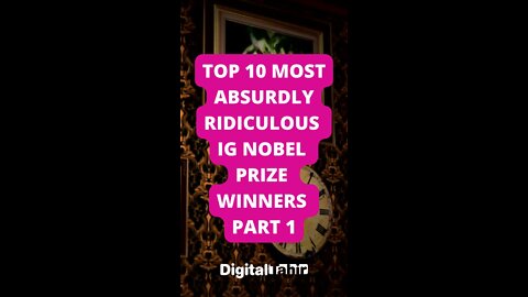 Top 10 Most Absurdly Ridiculous Ig Nobel Prize Winners Part 1