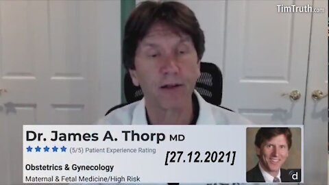 Whistleblower Dr. James A. Thorp MD: The 'Vaccine' Increased The Death Rate 25 Fold In 10 Months'