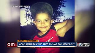 Good Samaritan helps little boy in his last moments of consciousness