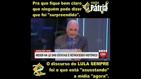 Lula sempre foi o Lula, só a IMPRENSA e os FARIALIMERS querem TE convencer que "não sabiam"...