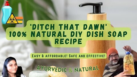 2 Recipes in Under 20 Minutes #DIY #Natural Dish Soap #Biohacking #Tips to #Detox Your Home