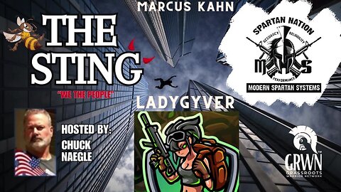 The Sting welcomes Marcus Kahn And LadyGyver 9PM EST