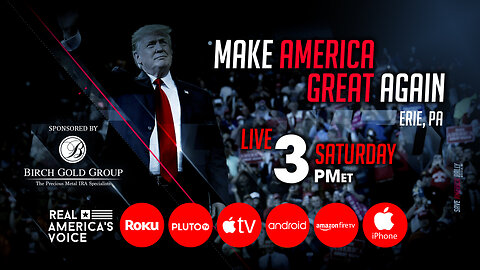 PRESIDENT TRUMP MAGA RALLY LIVE FROM ERIE PA