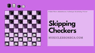 Piano Adventures Lesson: Technique & Artistry Primer - Skipping Checkers
