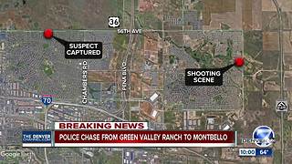 Police chase from Green Valley Ranch to Montbello