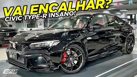 NOVO HONDA CIVIC TYPE R 2023 IMPRESSIONA NO PREÇO, NAS QUALIDADES E QUER BRIGAR COM BMW E MERCEDES