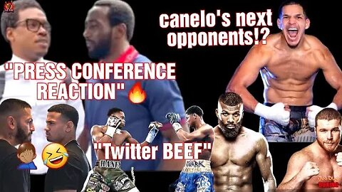 ERROL SPENCE VS TERENCE CRAWFORD PRESS CONFERENCE REACTION 🔥| CANELO ALVAREZ NEXT OPPONENTS❓🤦🏽‍♂️