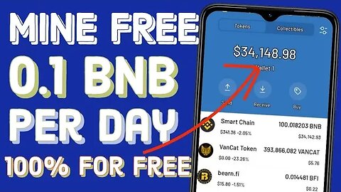 Free BNB Mining Site | Mine 0.1 BNB Per Minute - Earn BNB Coin Without investment