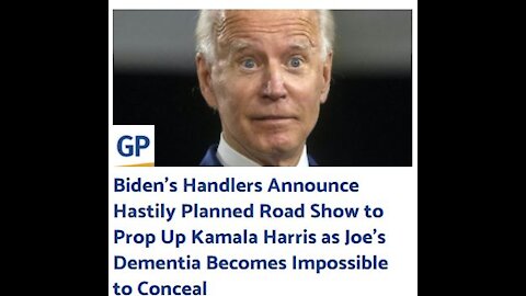 Hastily Planned Road Show to Prop Up Kamala Harris as Joe’s Dementia Becomes Impossible to Conceal