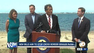 Lawmakers unveil plan to stop sewage flow from Mexico