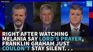 Right After Watching Melania Say Lord’s Prayer Franklin Graham JustCouldn’t Stay Silent…