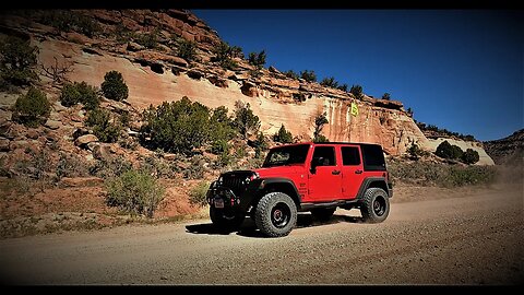 Montezuma Creek Road in Southeast Utah