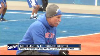 Broncos get set for first fall practice tomorrow