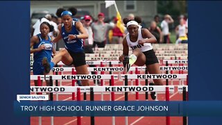WXYZ Senior Salutes: Troy High School runner Grace Johnson