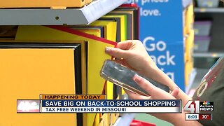 Save big on back-to-school shopping in Missouri this tax-free weekend