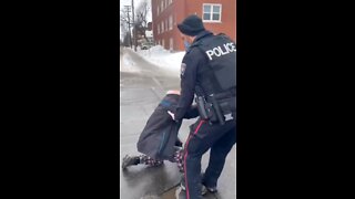 Canadian Police Rough Up 80-Year-Old Protestor For Not Showing ID