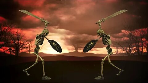 Stop motion skeletons