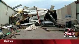 Homes, businesses destroyed by tornado in Haileyville