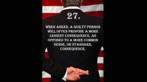 Deception Tip 27 - Suggesting Consequences - How To Read Body Language