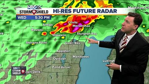 WEATHER AWARE DAY: Michael Fish's NBC26 Storm Shield weather forecast