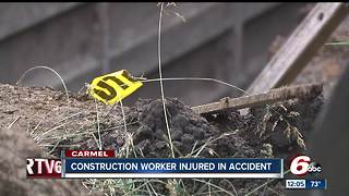 Construction worker hurt in Carmel