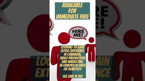 Hire me! Available Immediately �