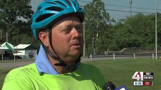 Father and daughter biking to beat cancer