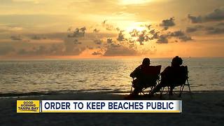 Gov. Scott signs order to protect beach access