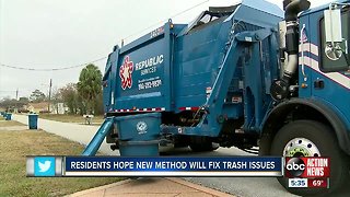 Hernando County residents hope new trash bins will make garbage pick-up safer and more efficient
