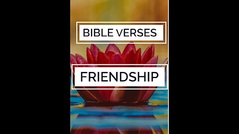 scriptures for friendship part 4