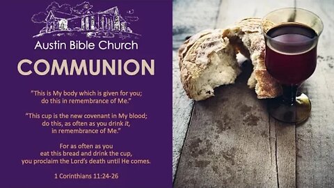 Communion (12/11/22)