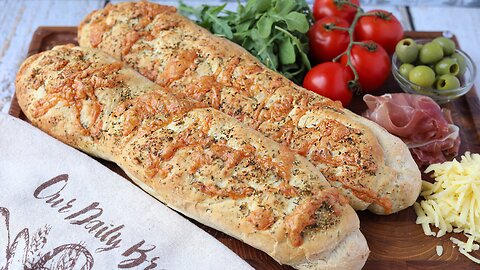 Better than Subway! 😋 Italian Herbs and Cheese Bread.