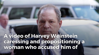 Video Shows Weinstein Fondling Woman Before Her Alleged Rape