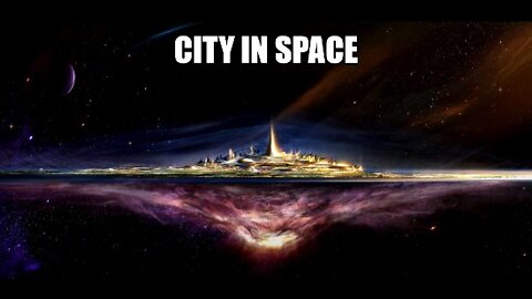 City in space.