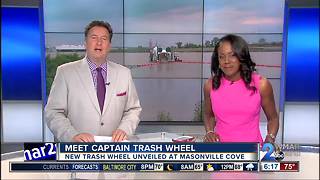 WMAR-Captain Trash Wheel Unveiled