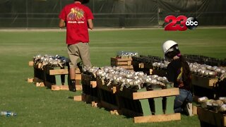 Crews prepare fireworks celebration at Buttonwillow Park