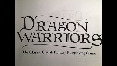 Dragon Warriors (Terres de Légende) - JDR en Bref