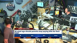At what age should parents stop paying bills for their kids?