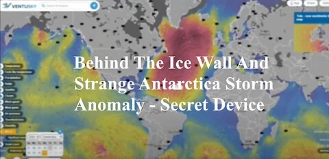 Antarctica Storm Anomaly And Behind The Ice Wall