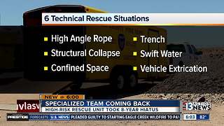 Clark County Fire Department brings back high-risk rescue unit