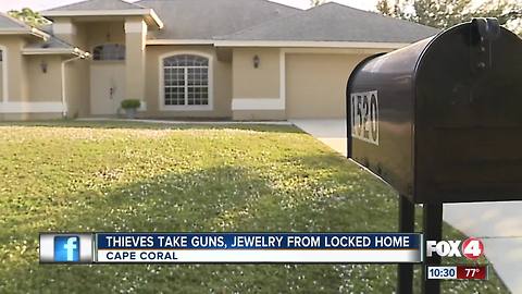 Brazen burglars target Cape home, steal $10k worth of stuff