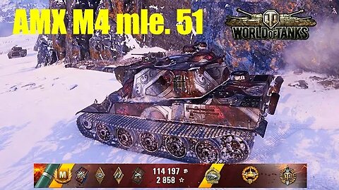AMX M4 mle. 51, 8.7 K Damage, 8 Kills, Arctic Region - World of Tanks