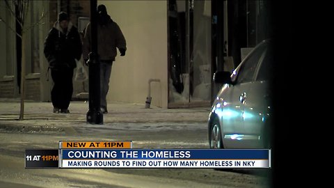 How many homeless people are in Northern Kentucky?