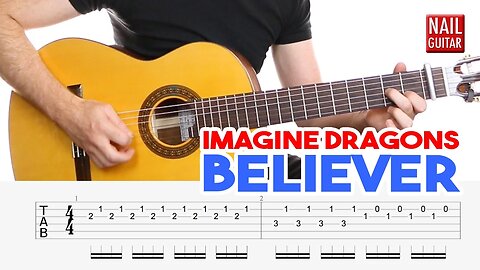 Believer ★ Imagine Dragons ★ Guitar Lesson - Easy How To Play Acoustic Songs - Chords Tutorial