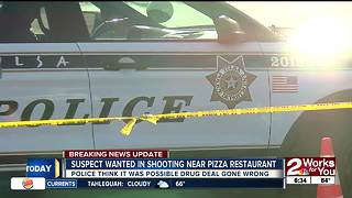 Suspect wanted after shooting outside children's pizza restaurant