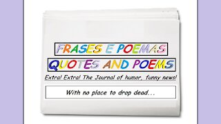 Funny news: With no place to drop dead... [Quotes and Poems]