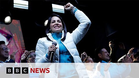 Ecuador presidential election count sees Luisa Gonzalez in lead - BBC News
